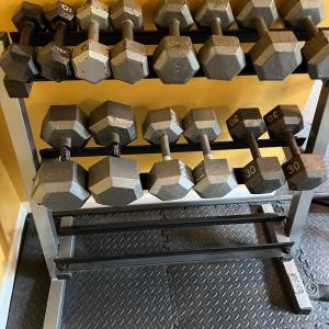 Photo of Dumbbell Hand Weights w Rack