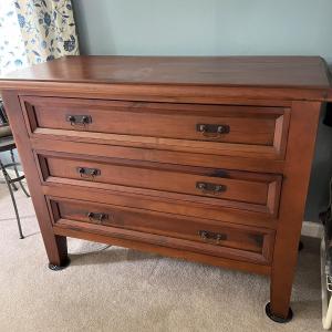 Photo of Wooden Chest of Drawers Dresser