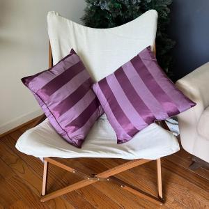 Photo of Canvas Covered Butterfly Chair w Pillows