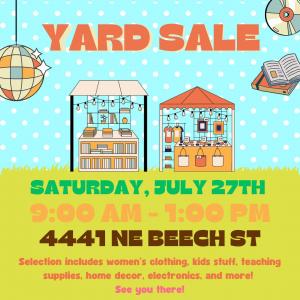 Photo of Yard Sale - Saturday 7/27