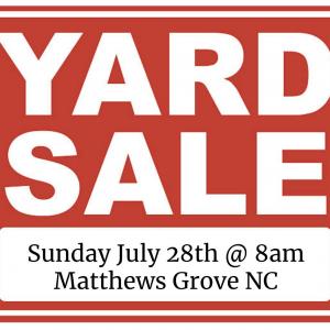 Photo of Yard / Garage Sale - July 28th @ 8am - Noon (Matthews)