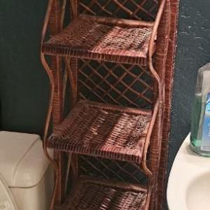 Photo of Lot 36: Tiered Wicker Stand