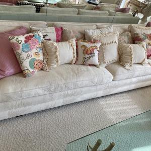 Photo of Custom Made 9-foot couch with many pillows
