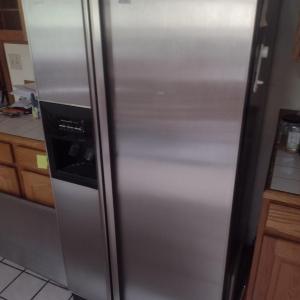 Photo of Kitchen Aid Superba Double Door Refrigerator/Freezer Stainless Finish