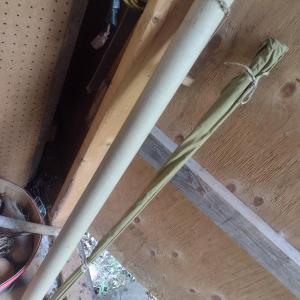Photo of Vintage Split Bamboo 8' Fishing Pole