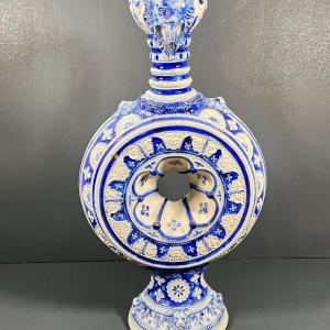 Photo of LOT 162: Antique / Vintage German Stoneware Ring Vase