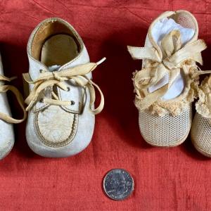Photo of Vintage/Antique Baby Shoes - 2 Pairs
