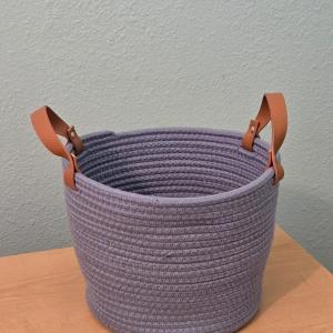 Photo of Blue Rug Basket
